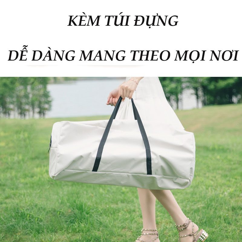 Bàn Xếp Gấp Gọn Du Lịch Và Dã Ngoại Dễ Mang Theo Khi Đi Cắm Trại Picnic Ăn Uống Cùng Gia Đình MÀU ĐEN