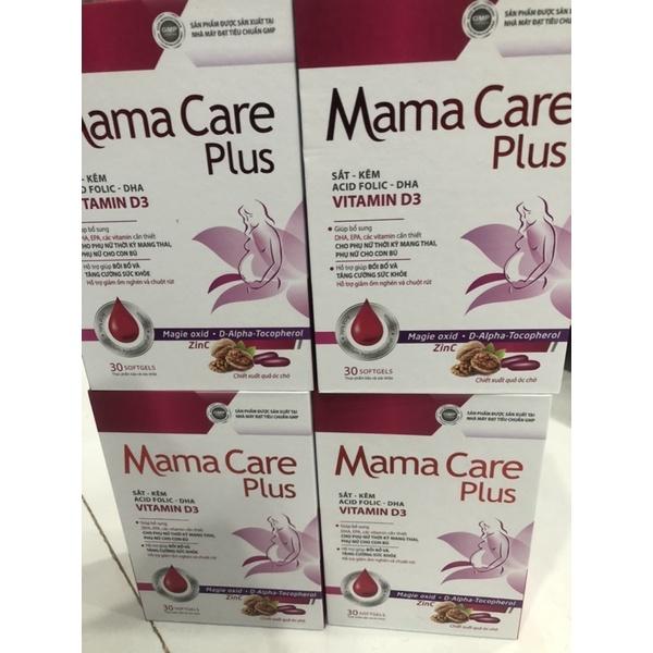 Mama Careplus - Bổ sung Sắt, Canxi, DHA, Omega 3,vitamin, khoáng chất cho phụ nữ có thai và sau sinh