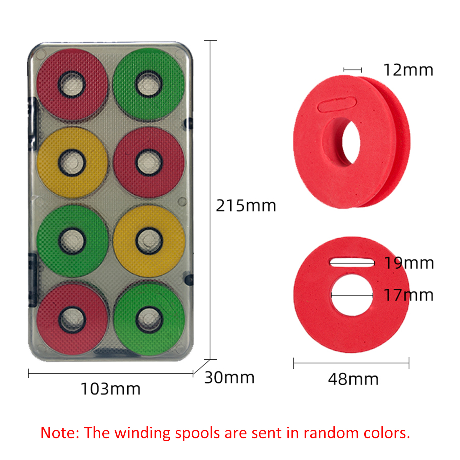 Hộp 16 Cuộn Dây Câu Cá Chuyên Dụng