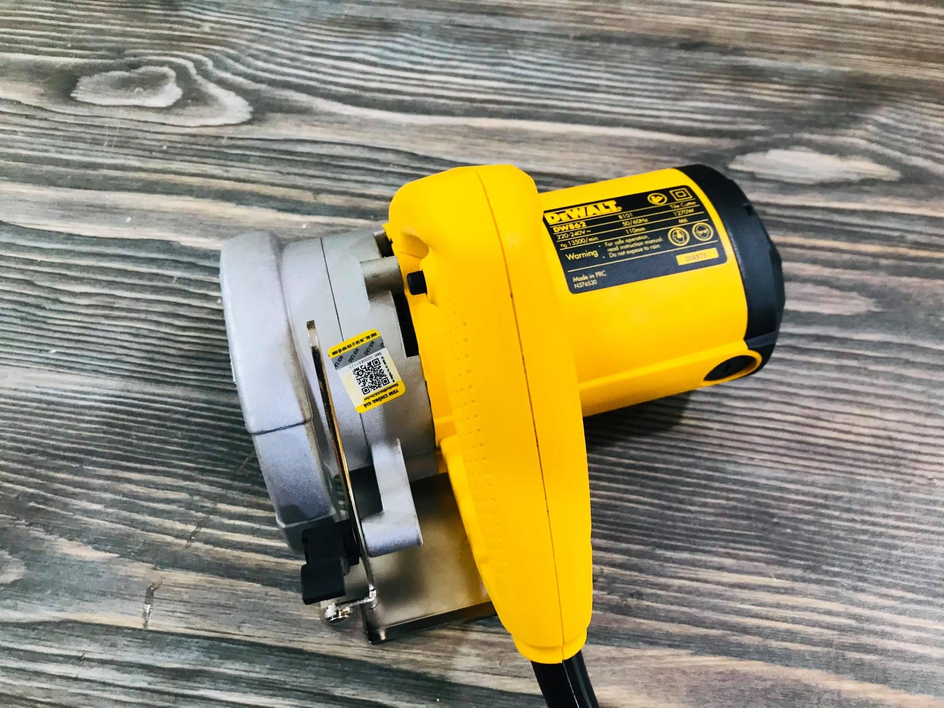 MÁY CẮT GẠCH CẦM TAY 1270W-110MM DEWALT DW862-B1- HÀNG CHÍNH HÃNG