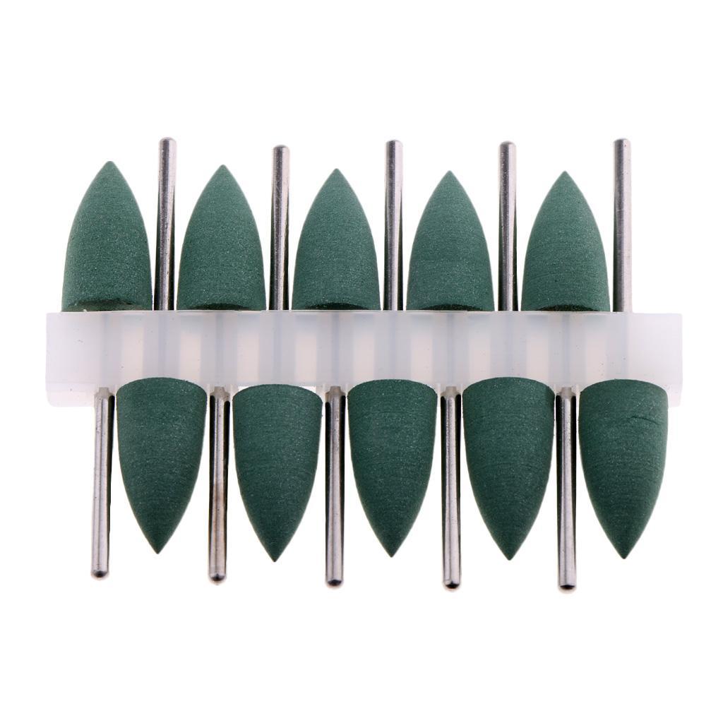 10 Pieces 2.35mm Resin Base Burs Rotary Drill Polisher Set