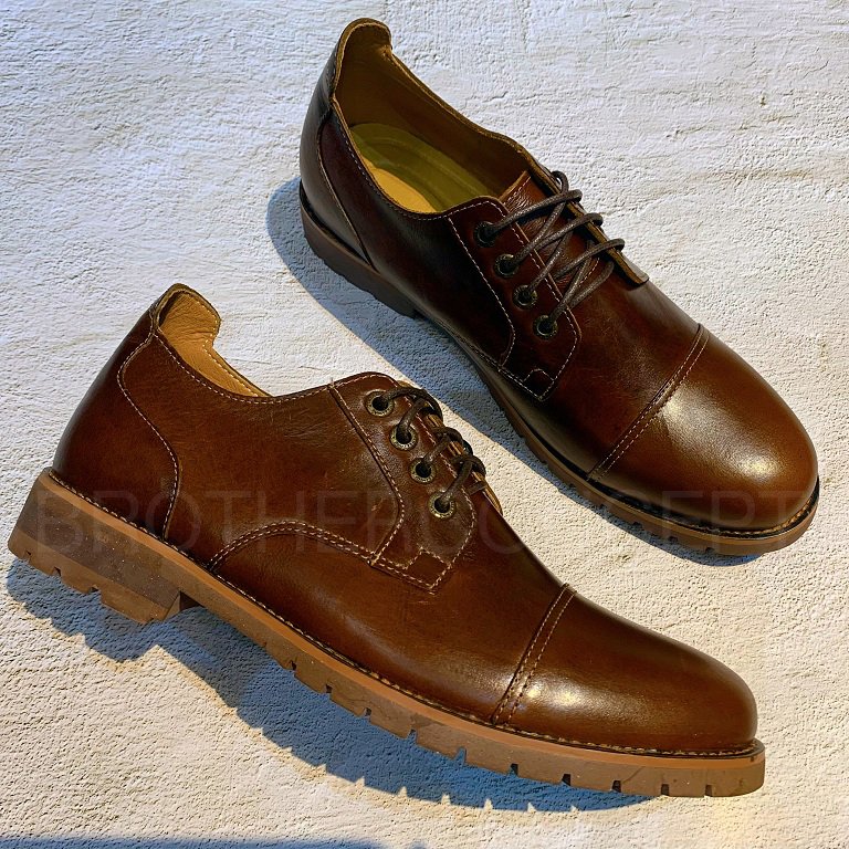 Giày Da Bò Red leader Cao Cấp - Đế Cao Su