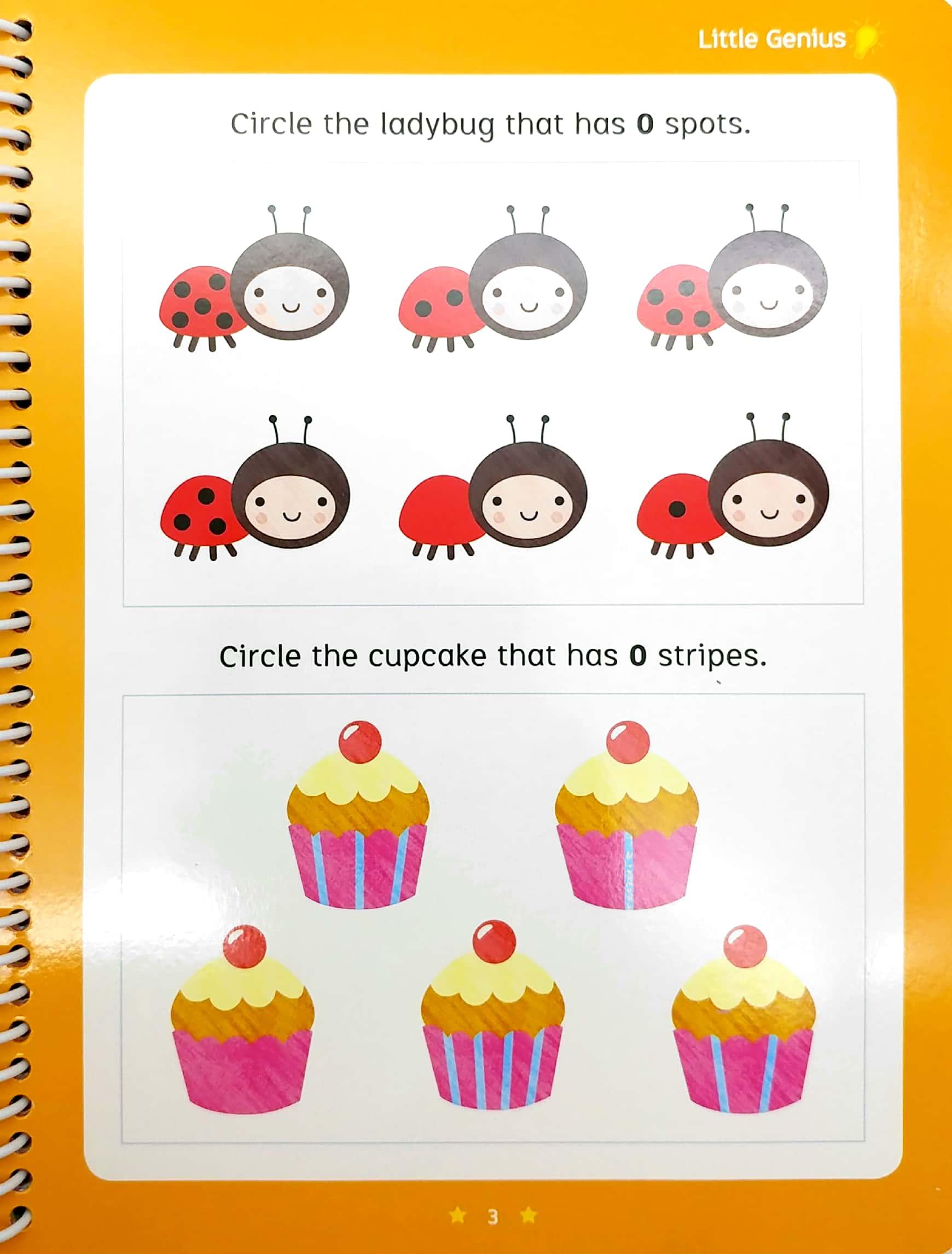 Little Genius Write And Wipe Bind Up - Numbers