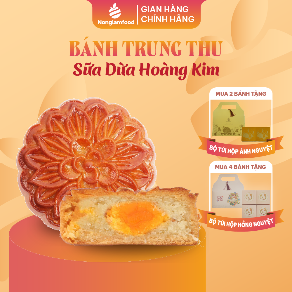 Set bánh trung thu ăn kiêng, ít ngọt Thu Sum Họp Nonglamfood | Quà tặng healthy ý nghĩa cho người thân, đối tác