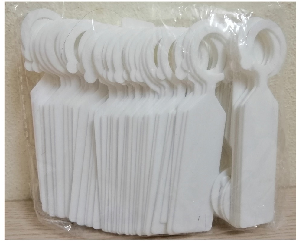 Túi 100 Thẻ Ghi Tên Cho Lan - Màu Trắng