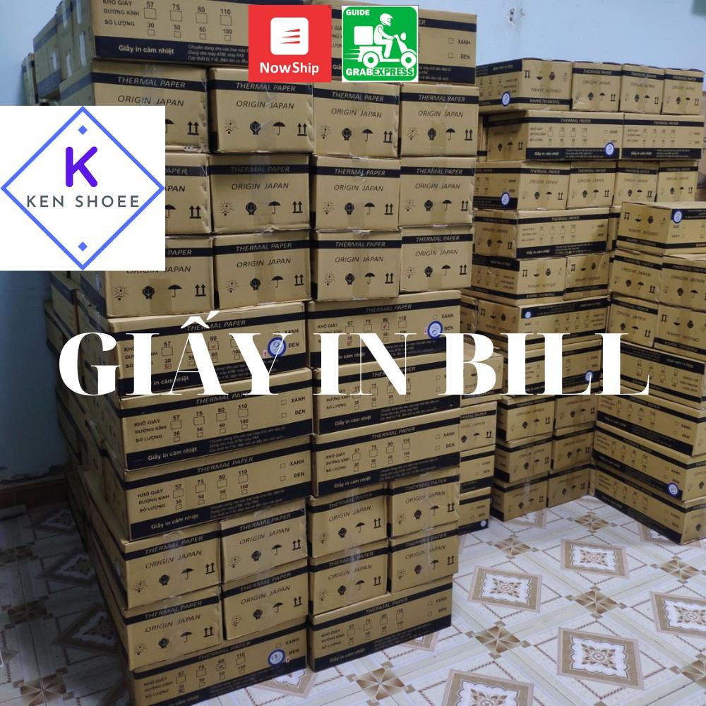 THÙNG GIẤY IN BILL K80 45, K80 65, K80 80, GIẤY IN HÓA ĐƠN KHỔ 80MM, GIẤY IN NHIỆT KHỔ 80MM