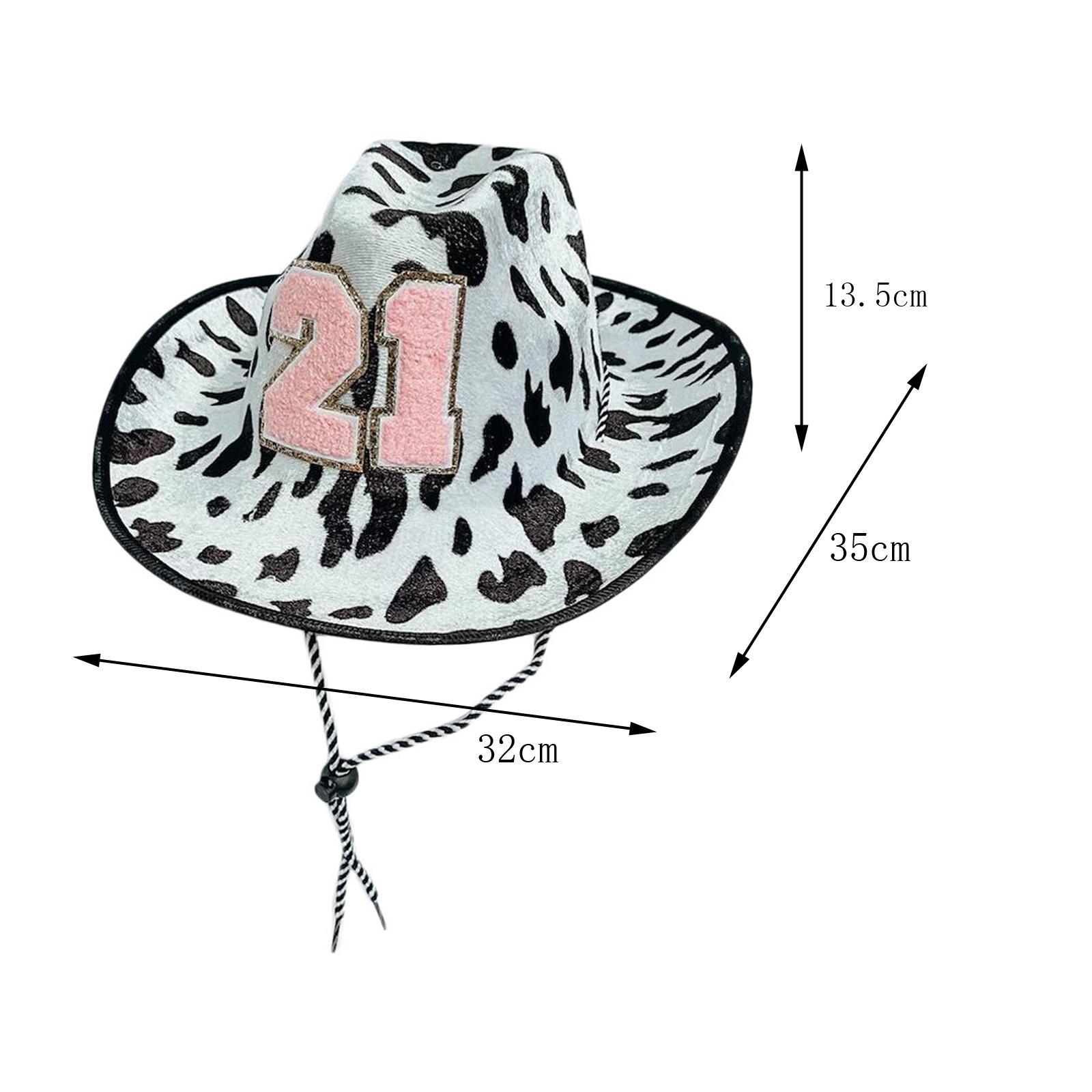 Cow Cowboy Hat Cowgirl Hat Women Cowboy Hat Cow Hats for Fancy Dress Dress up