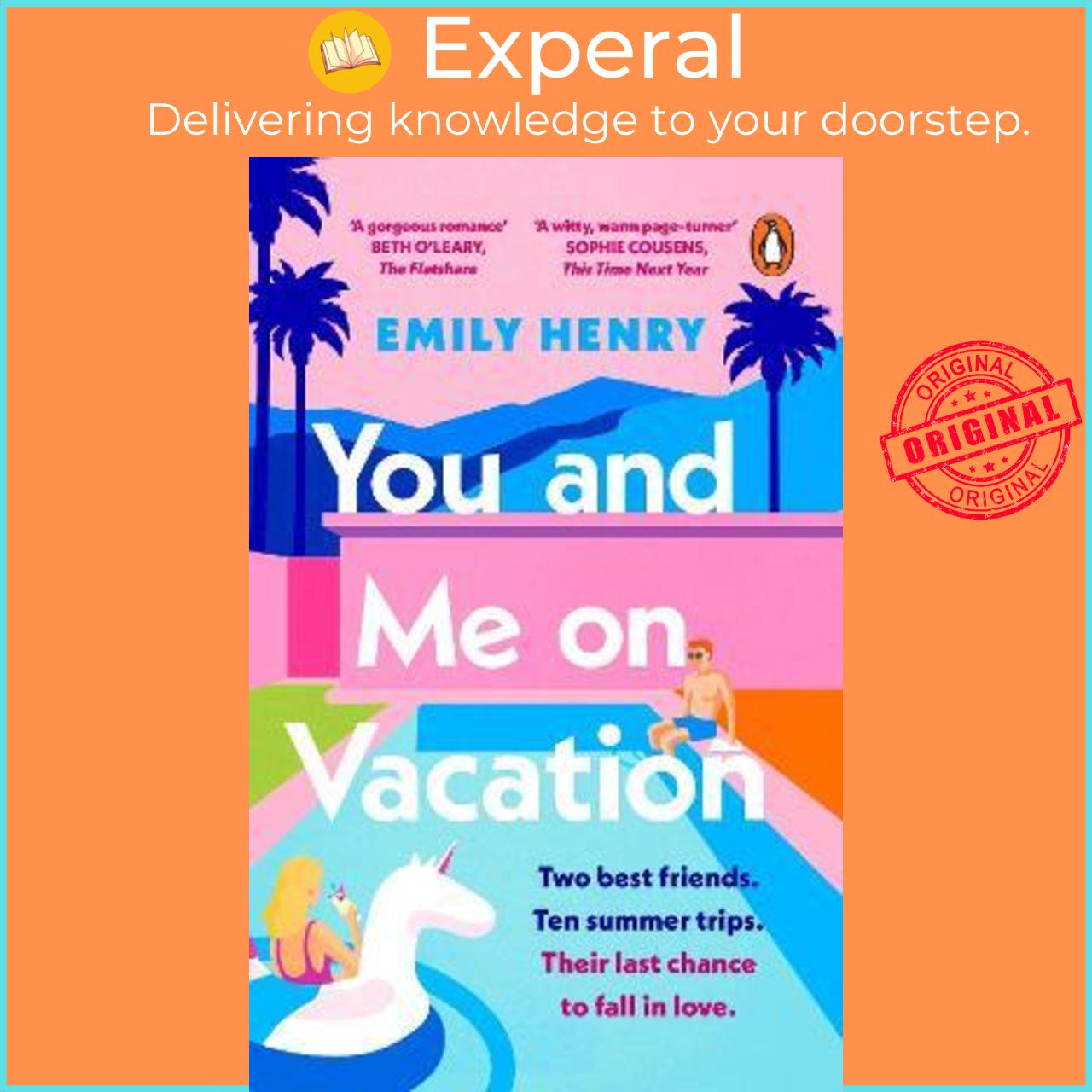 Hình ảnh Sách - You and Me on Vacation : The #1 bestselling laugh-out-loud love story you' by Emily Henry (UK edition, paperback)