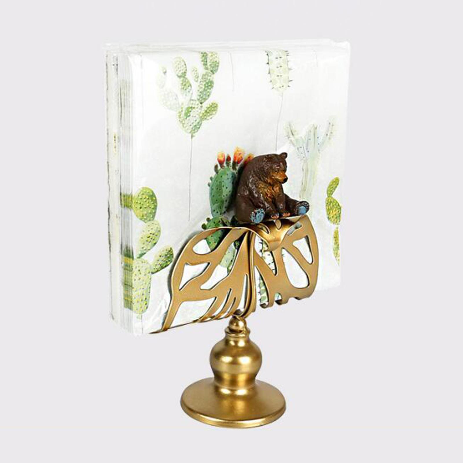 Paper Napkin Holder Tissue Dispenser Table Decoration for Countertop Party
