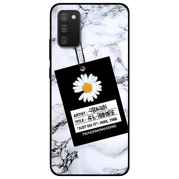 Ốp lưng dành cho Samsung Galaxy A02 - A02s - mẫu Cúc Nền Đá
