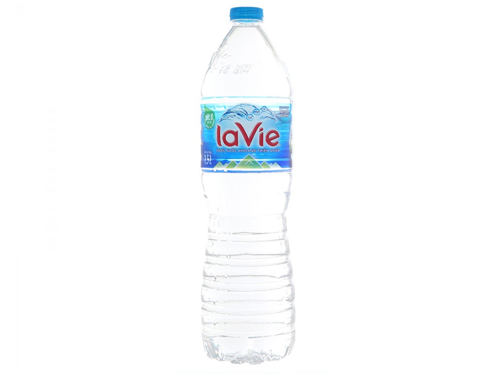 Thùng 12 Chai Nước uống đóng chai Lavie - Chai 1.5L