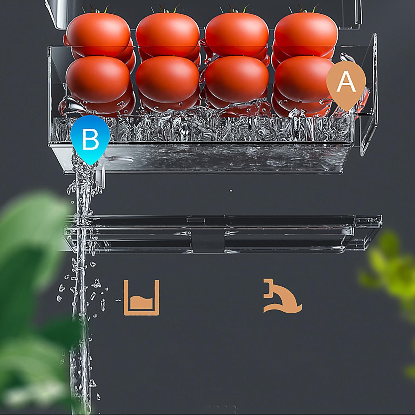 Refrigerator Organizer Box Drawers Holder for Cabinets Household Kitchen