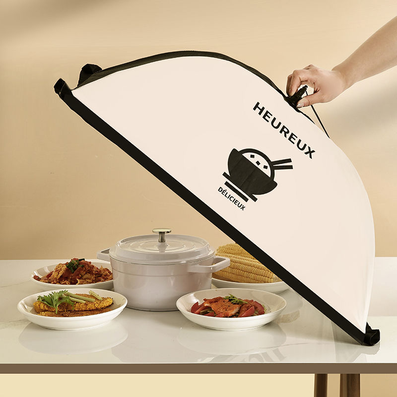 Lồng bàn gấp gọn đậy thức ăn, chất liệu vải polyester bền chắc kích thước 70cm, chống bụi , vô cùng tiện lợi