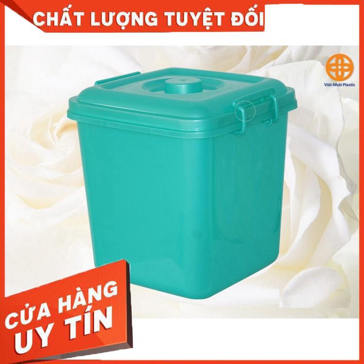 Thùng gạo Việt Nhật lớn nhỏ - Đồ dùng nhà bếp cao cấp bằng nhựa vệ sinh tiện dụng