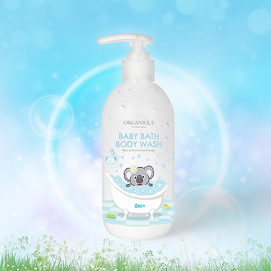 Sữa tắm dành cho bé Organique Baby Bath &amp; Body Wash (Australia)