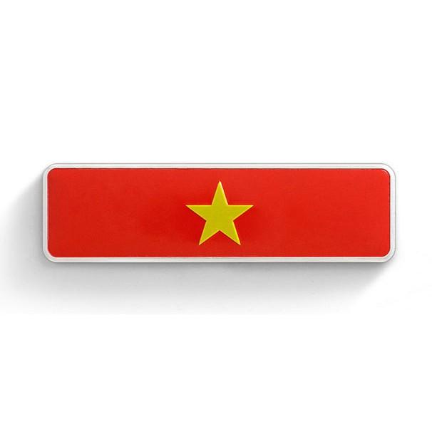 Tem Logo Cờ Việt Nam Bằng Kim Loại 12 X 2.5 Cm Dán Xe ô Tô Ms-275