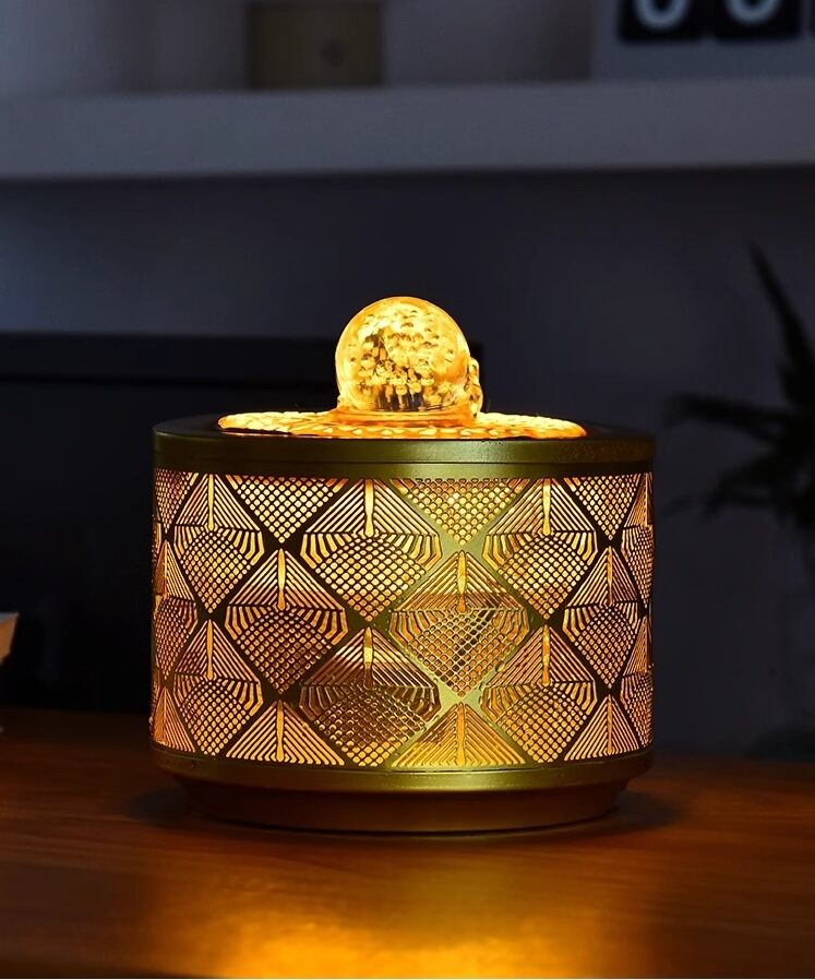 Thác Nước Phong Thủy Kim Hoàng Sắc Ngọc Decord Trang Trí_ Hàng chính hãng