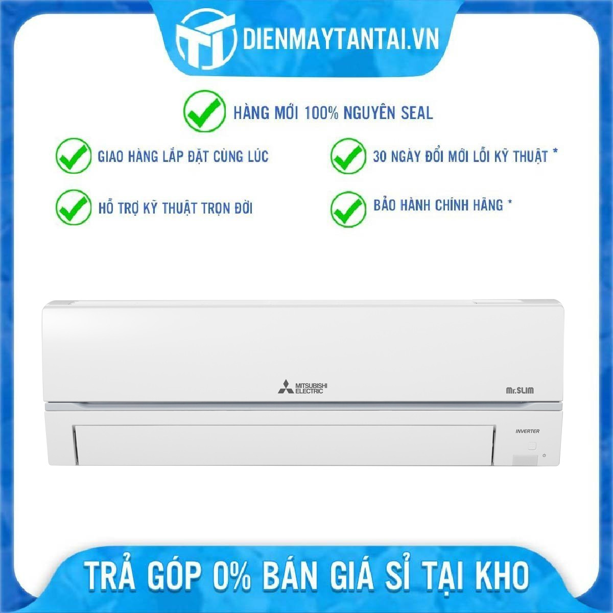 ĐIỀU HÒA KHÔNG KHÍ MITSUBISHI ELECTRIC MSY-GR50VF - 2HP (17,742 BTU/H) - HÀNG CHÍNH HÃNG