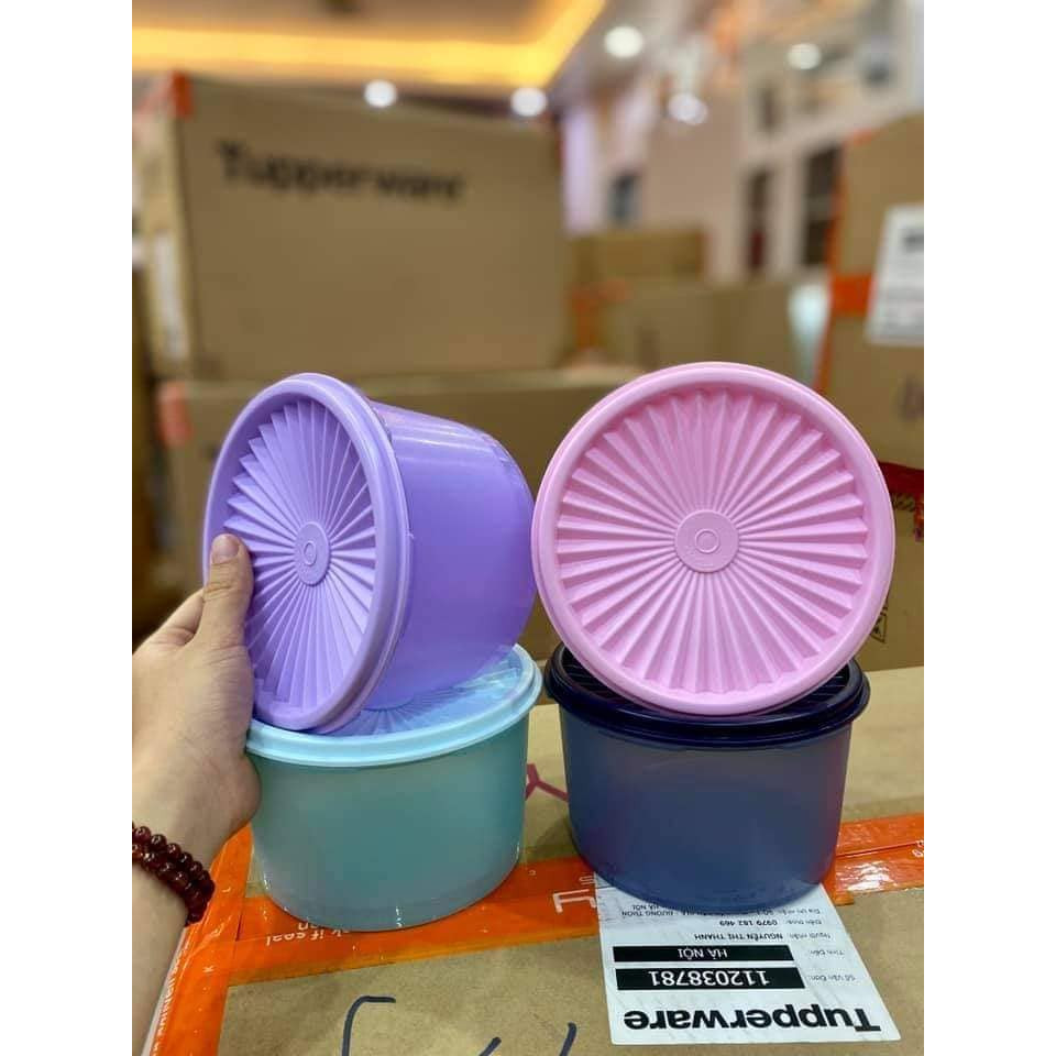 Bộ hộp bảo quản thực phẩm Midi Deco Tupperware 4 hộp (màu mới)