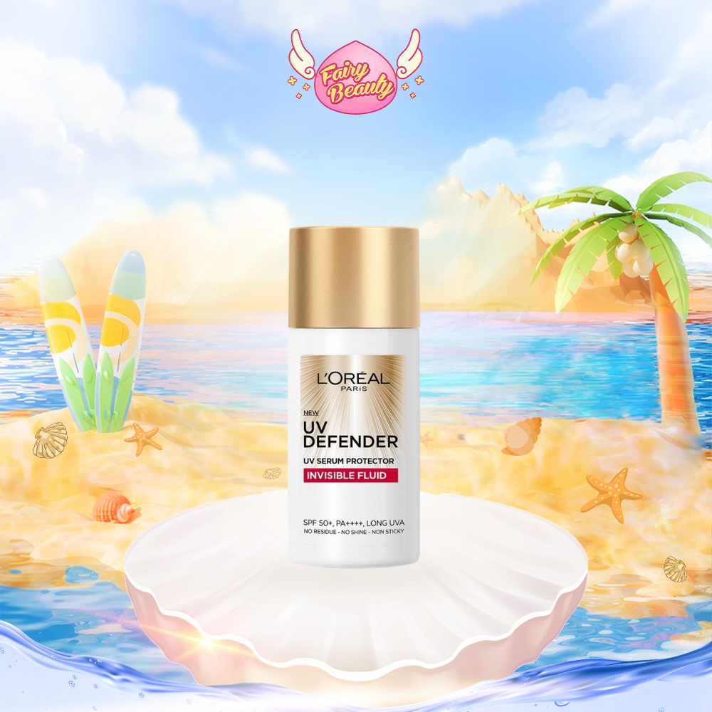 Kem Chống Nắng Siêu Mỏng Nhẹ Và Thoáng Mịn UV Defender Serum Invisible Fluid SPF 50+ PA++++ 50ml