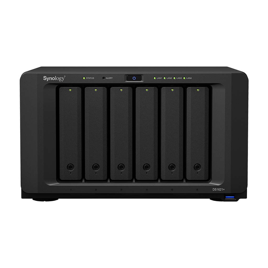 Thiết Bị Lưu Trữ Qua Mạng NAS Synology DS1621+ - Hàng Chính Hãng