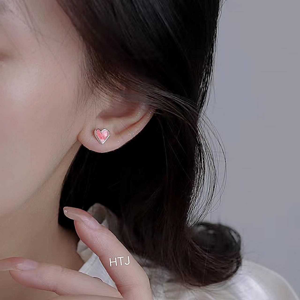 Bông tai bạc thời trang chất liệu bạc s925 MS58b