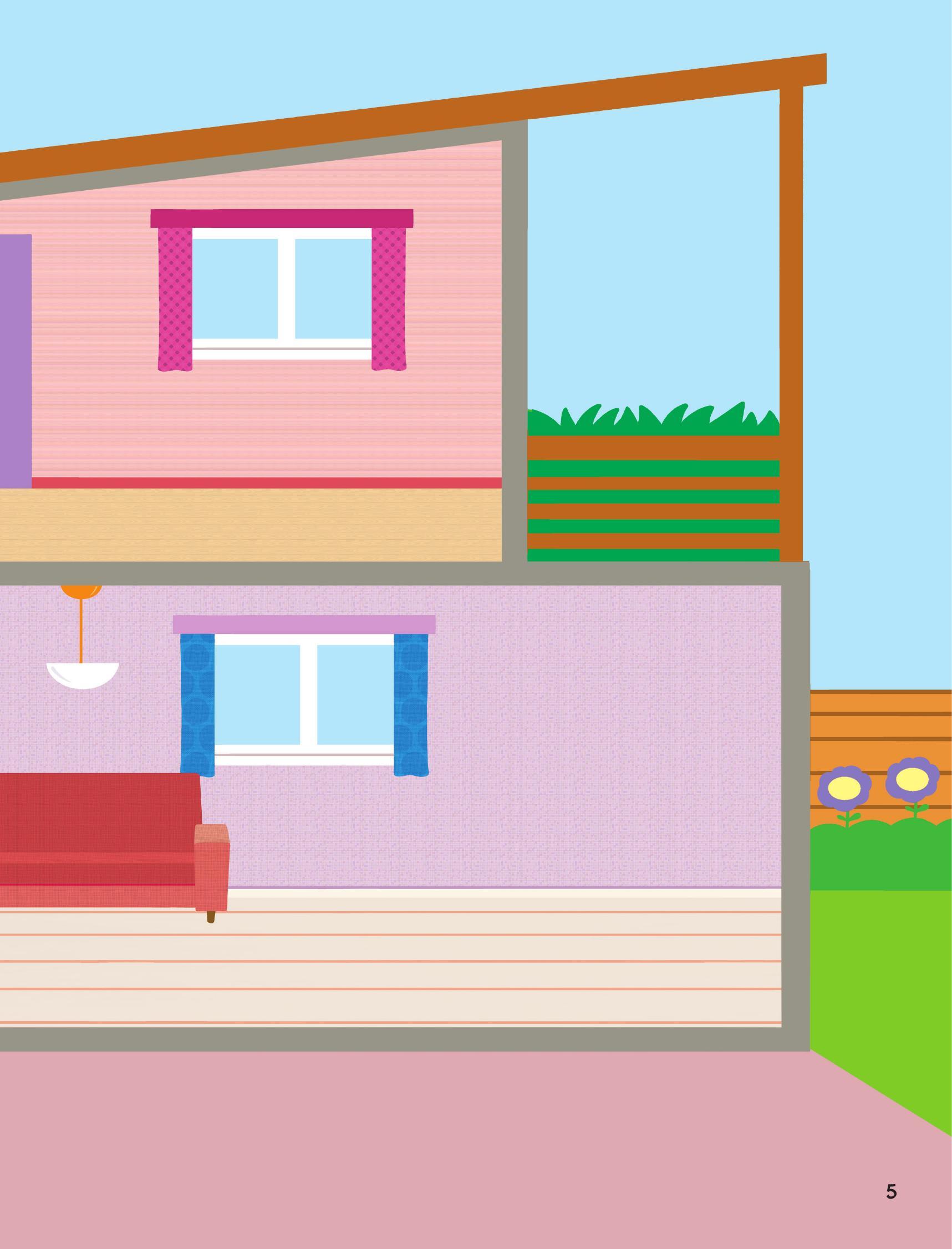 Sách - Trang Trí Ngôi Nhà - Với Gần 600 Miếng Dán Và Khuôn Hình Sáng Tạo - Bìa Cứng