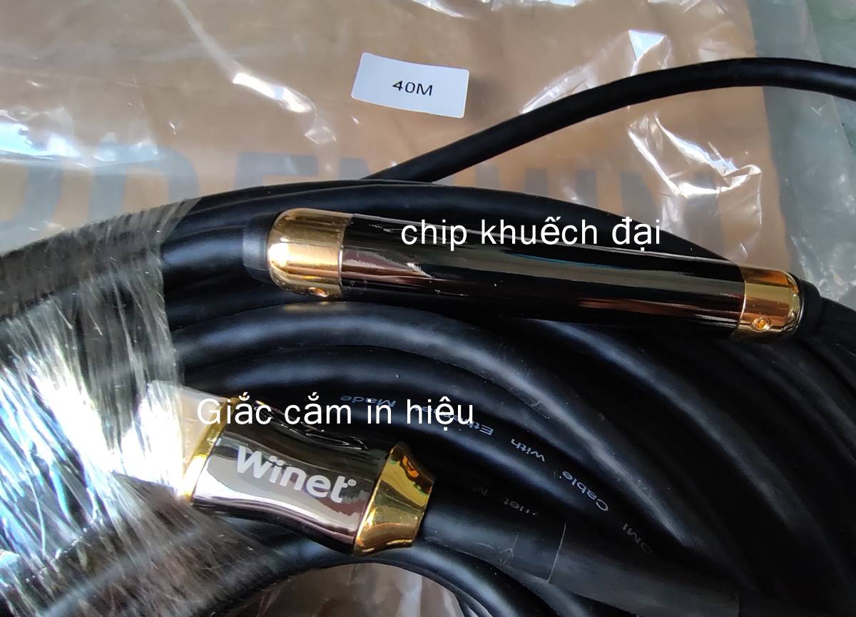 Cáp HDMI 40m chuẩn 2.0 4K chính hãng WINET