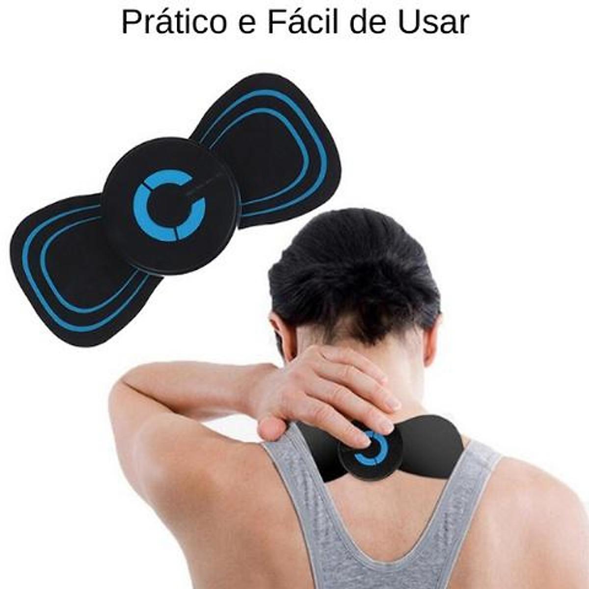 Miếng dán massage xoa bóp cổ vai gáy mini 6 chế độ tiện lợi, Máy mát xa châm cứu đấm bóp massage trị liệu xung điện