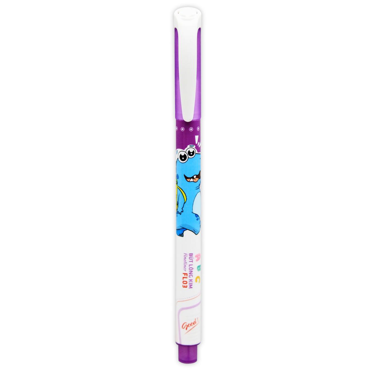 Bút Lông Kim Dino 0.4 mm - Smart Kids FL03 - Mực Tím