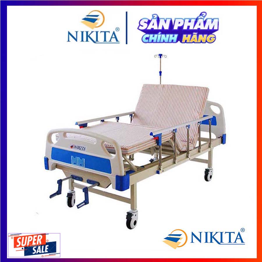 Giường bệnh nhân tay quay NIKITA DCN02