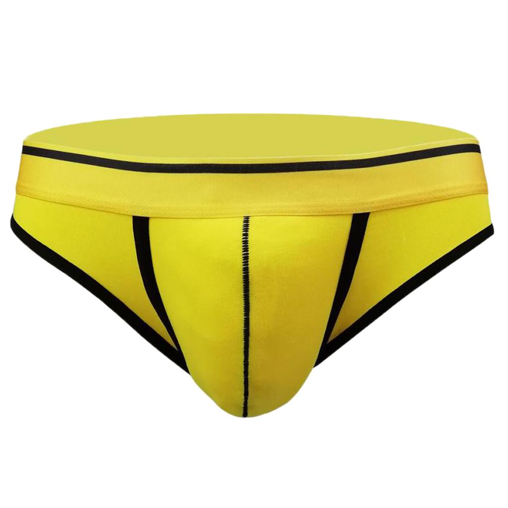 Mens 100% Cotton Low Rise Briefs Underwear Bikini