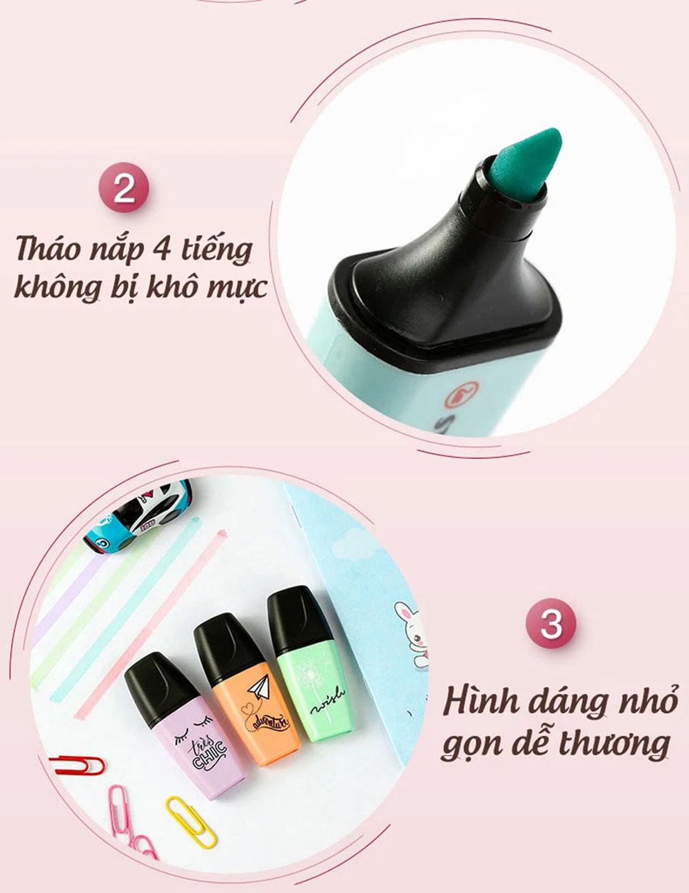 Bút dạ quang STABILO BOSS MINI 07