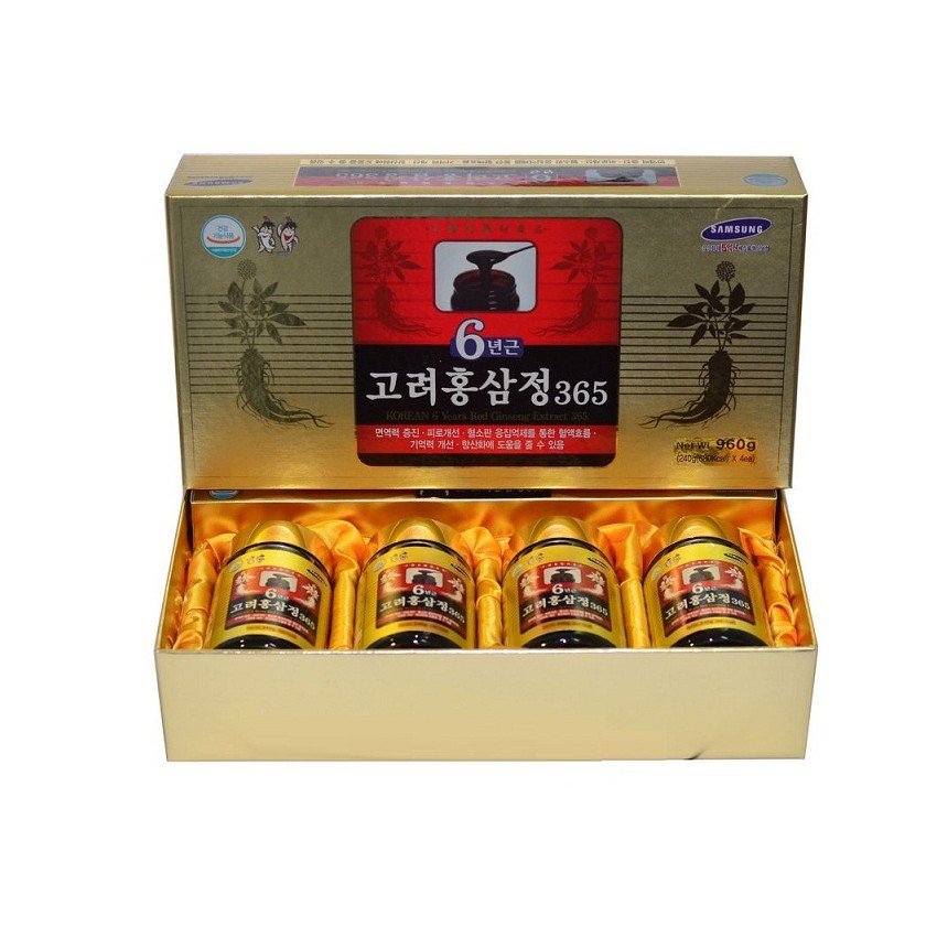 Cao Hồng Sâm 365 Hàn Quốc (4 Lọ x 240g)