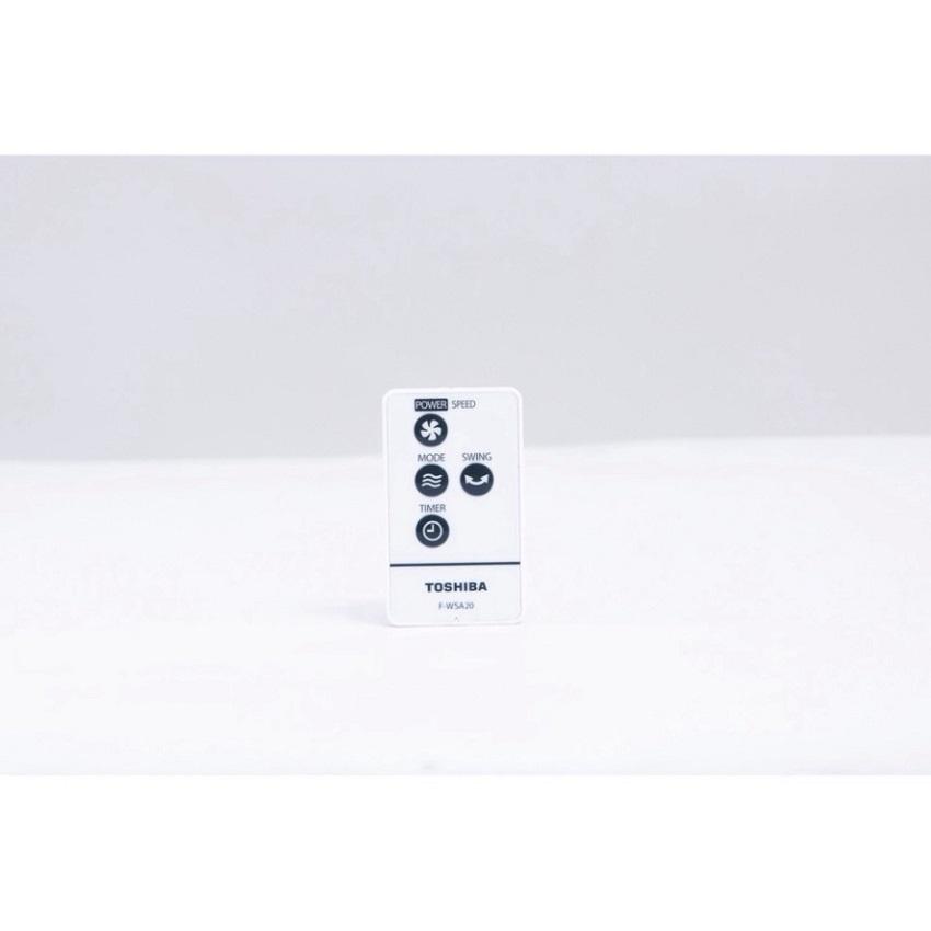 Quạt Treo Tường Toshiba F-WSA20VN - Màu Xám - Có Remote - Hàng Chính Hãng