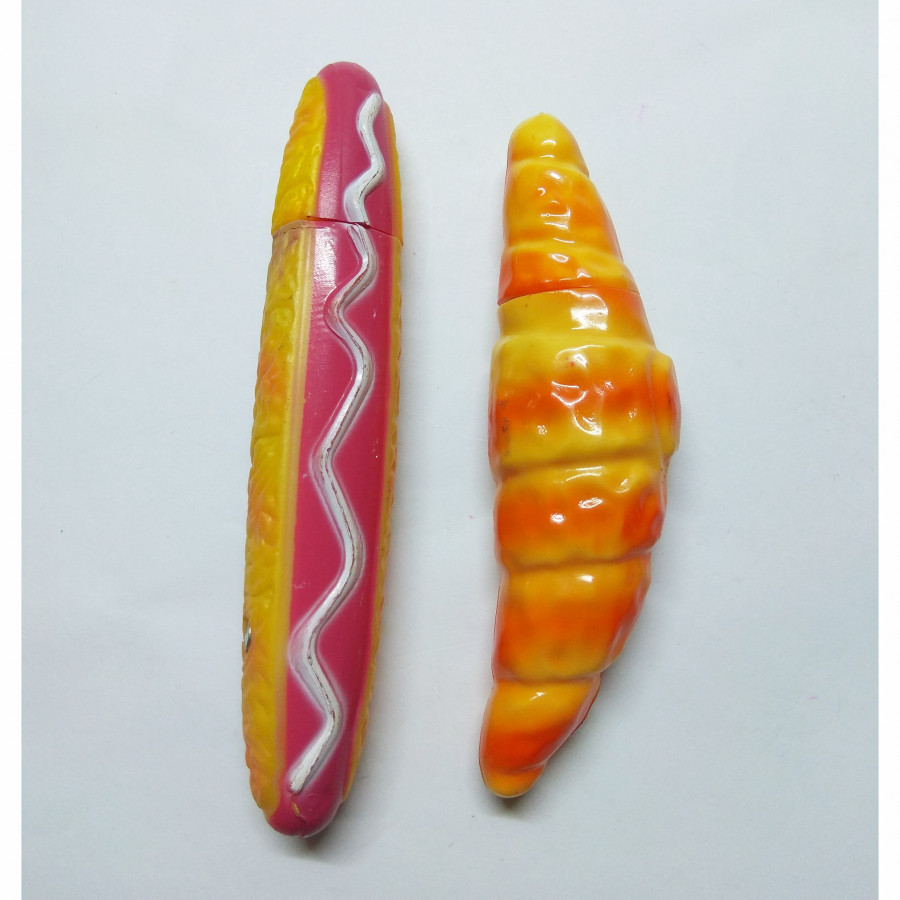 Bộ 2 Bút Bi Kiểu Dáng Hotdog - Bánh Xu