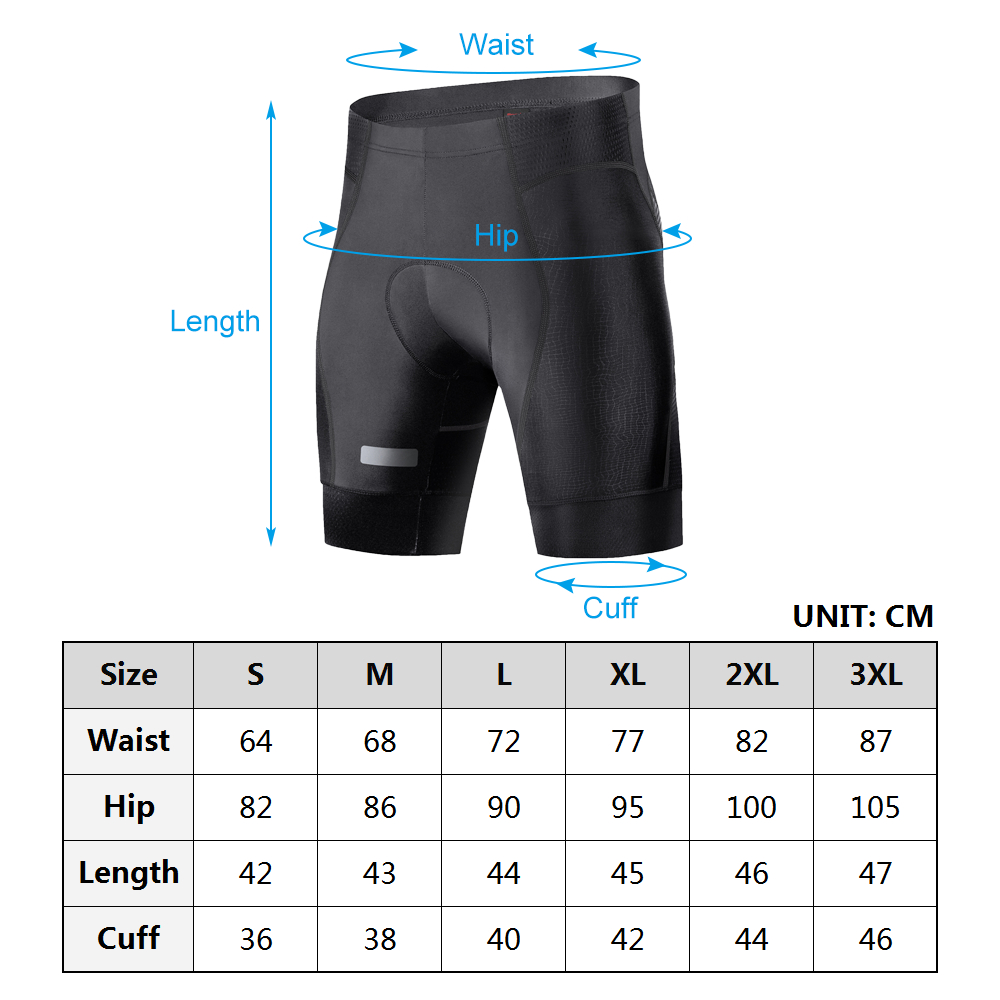 Quần Đệm 4D Thoáng Khí Nhanh Khô Để Đi Xe Đạp Cho Nam