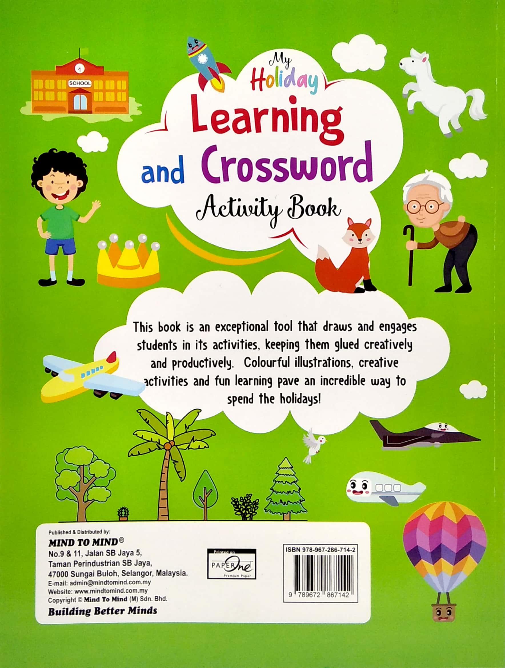 My Holiday Learning And Crossword Activity Book