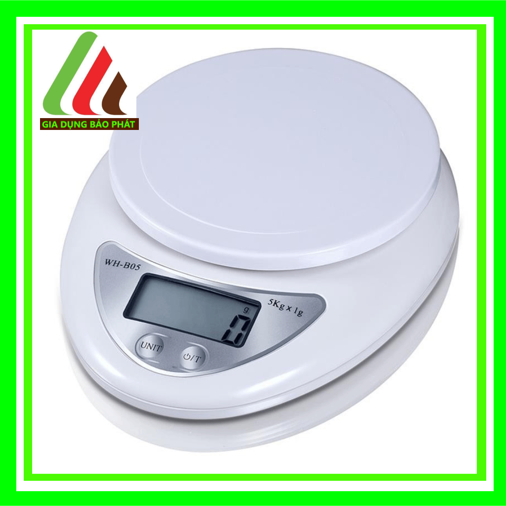Cân tiểu ly điện tử mini nhà bếp thông minh cân được từ 1g đến 5kg làm bánh cân thực phẩm chính xác cao
