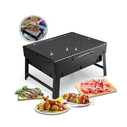 Bếp Nướng Than Hoa BBQ Ngoài Trời Hình Vuông - Hình Tròn Cao Cấp - T2K Shop