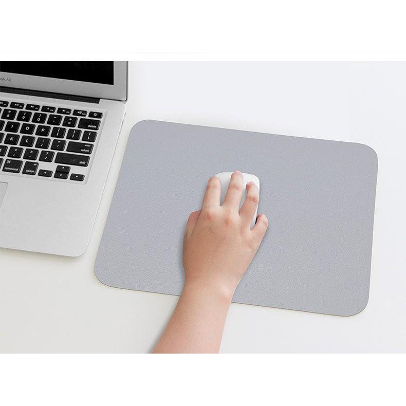 Mouse Pad Lót Chuột Da Cỡ Lớn Kiêm Miếng Lót Bàn Làm Việc Deskpad Size Lớn Chống Nước Nhiều Màu