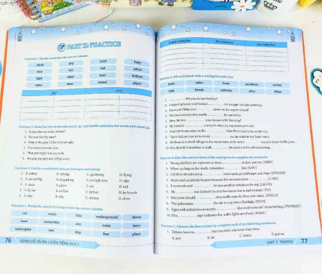 Sách - Củng Cố Và Ôn Luyện Tiếng Anh 7 - Biên soạn theo chương trình GDPT mới