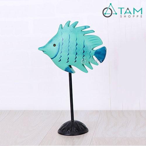 Cá gỗ trang trí có chân đế CG03