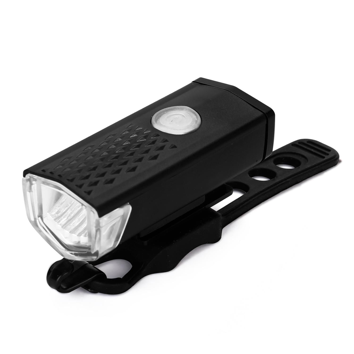 Đèn xe đạp phía trước không thấm nước, có thể sạc lại, khung xoay 360 độ, 3 chế độ chuyển đổi