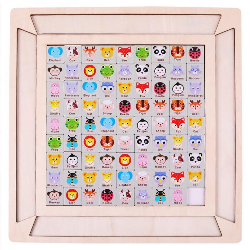 Đồ Chơi Gỗ Xếp Hình Pikachu, Đồ Chơi Thông Minh Rèn Luyện Tư Duy Trí Não Cho Bé