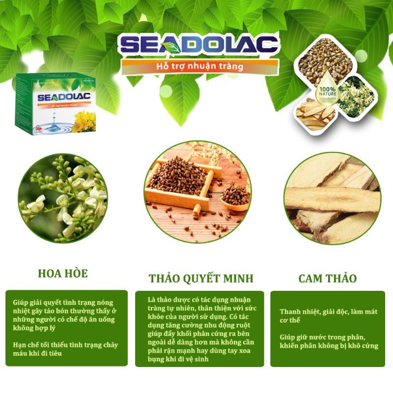 Combo 2 hộp Cốm nhuận tràng SEADOLAC - Mediplantex