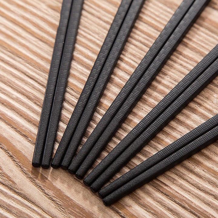 Bộ 10 Đôi Đũa Nhựa , Nhật Bản Hàn Quốc Dùng Ăn Cơm Cao Cấp Kháng Khuẩn Chịu Nhiệt Chống Trơn Tốt Hơn Đũa Gỗ 2381