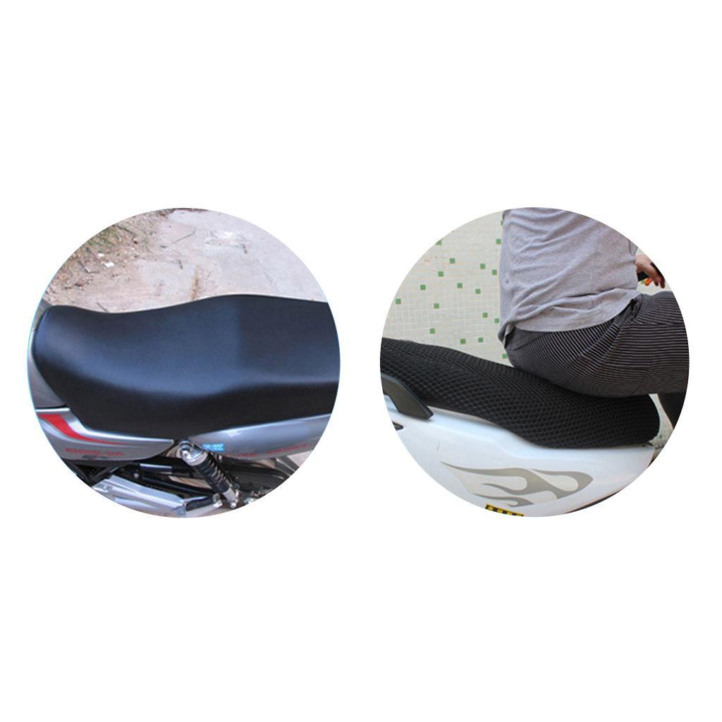 3D Motorcycle Electric Seat Cover Cooling Protector Durable - M