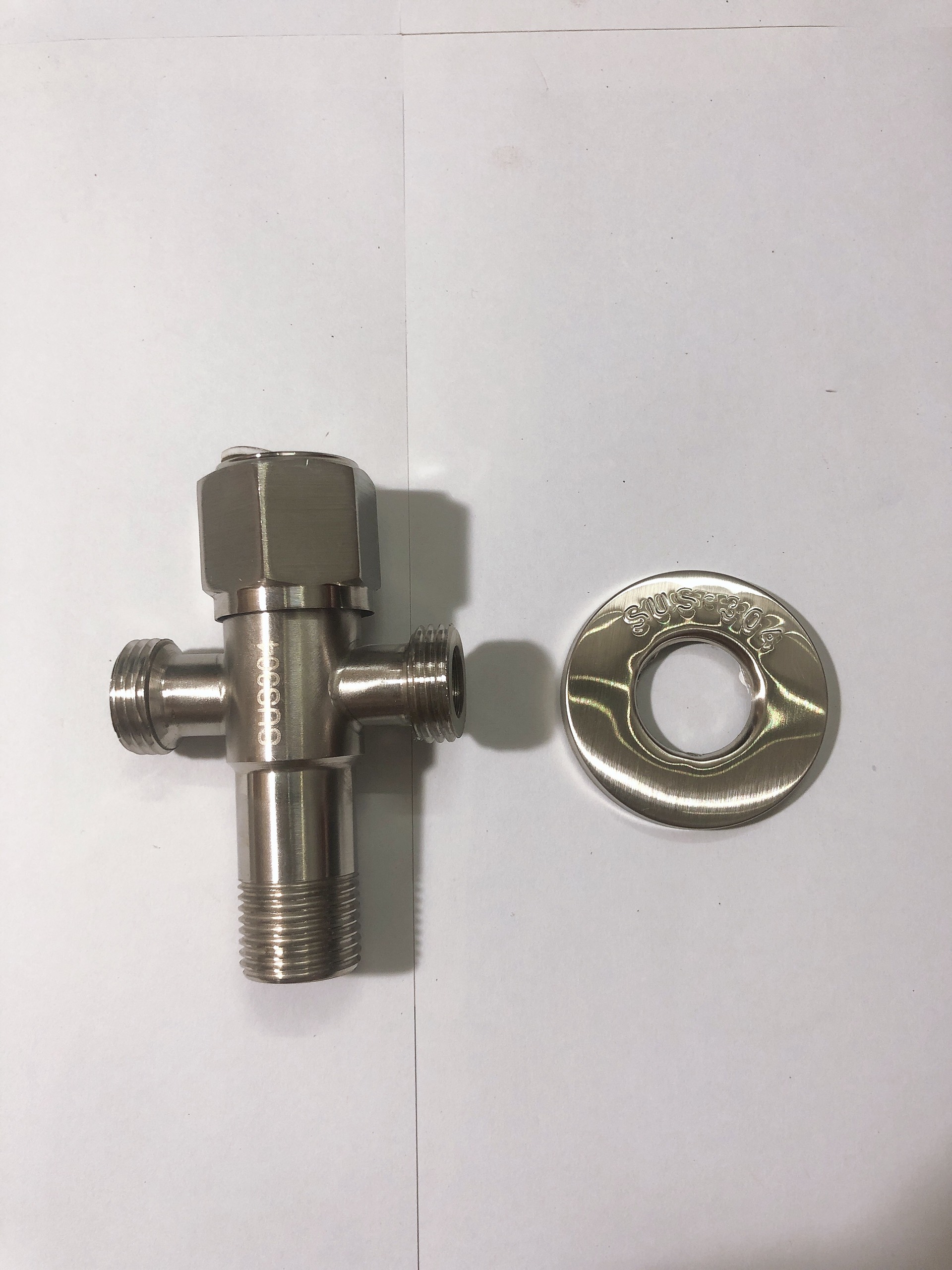 Van giảm áp inox SUS 304 - T giảm áp - Van chia giảm áp lực nước - Van T chia giảm áp - Khoá giảm áp - khoá 2 đường nước