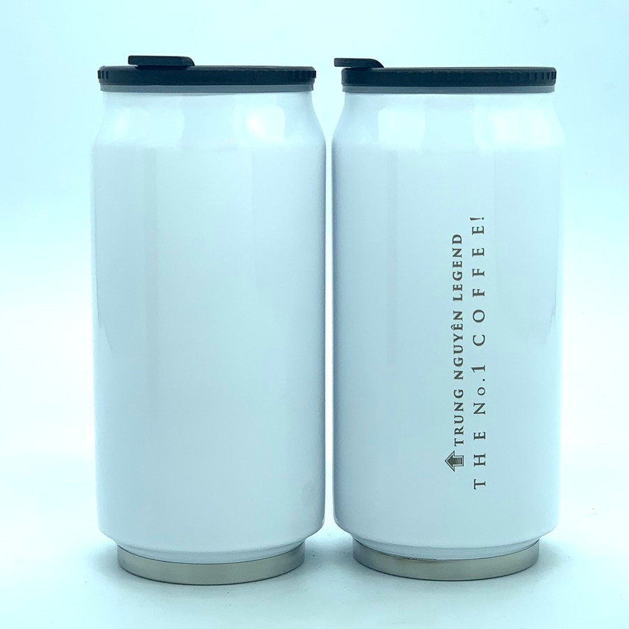Bình giữ nhiệt cao cấp inox Trung Nguyên Legend - Bình Màu Trắng